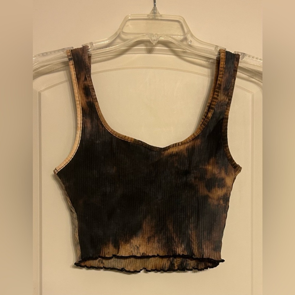 Shein Bleach Dye Cropped tank - Picture 3 of 3